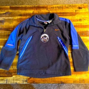 Mets Nike sweatshirt with zipper front size 7